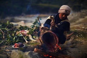 Honey hunters of Nepal: Honey hunters' traditional ceremony, Nepal