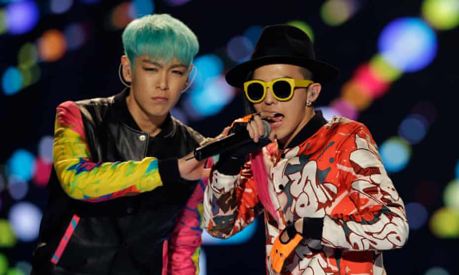 G-Dragon and T.O.P of BIGBANG perform in Seoul, South Korea. Photograph: Chung Sung-Jun/Getty Images