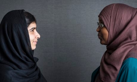 Malala Yousafzai and Fahma Mohamed