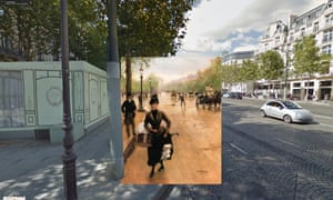 Paris - La_Modiste_Sur_Les_Champs_Elysees 1889 Jean_Béraud