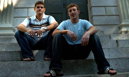 Mark Zuckerberg and Dustin Moskovitz