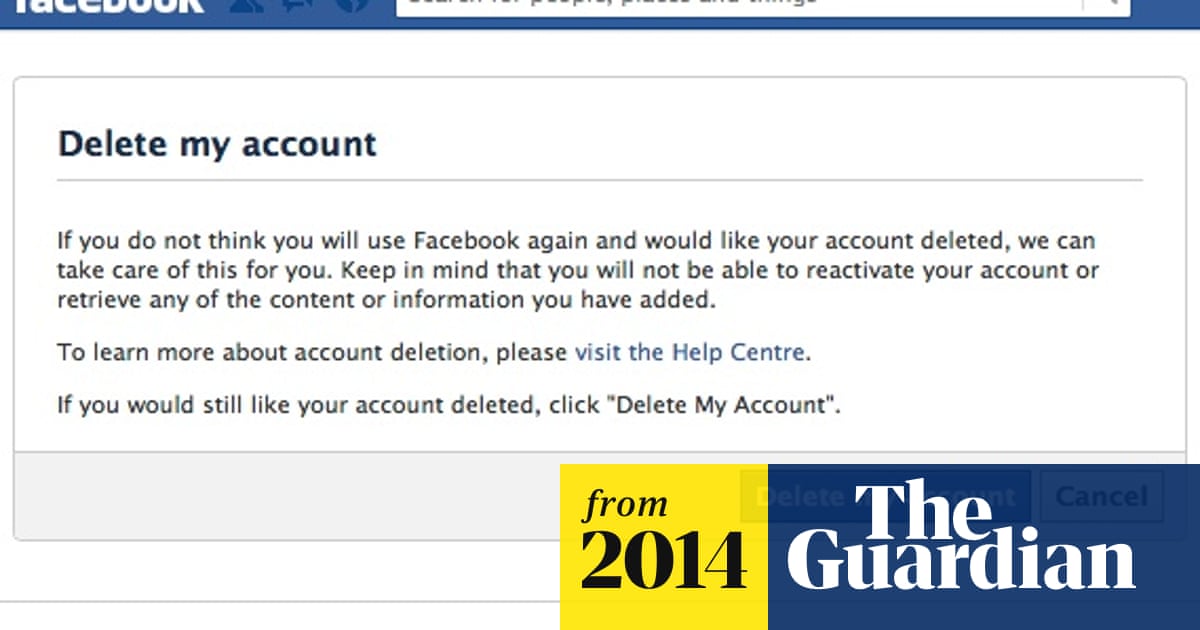How to delete your Facebook account