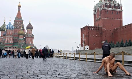 Pavlensky: why I my scrotum to Red Square Performance art | Guardian