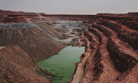 One of Areva's open uranium mines in Arlit, Niger.