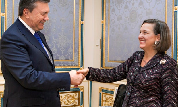 Victoria Nuland and Viktor Yanukovych