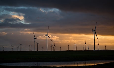 Wind turbines in Ockholm, north Germany, 4/12/13