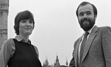Harriet Harman and  Jack Dromey in 1982