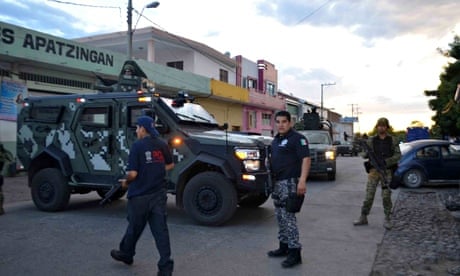 Security forces guard site of killing of Nazario Moreno