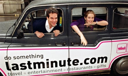 Brent Hoberman and Martha Lane Fox, founders of Lastminute.com