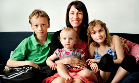 Emma Cook and her children