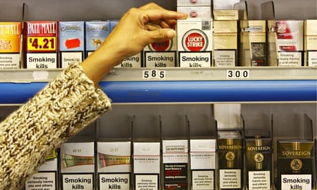 Cigarettes: tobacco companies have funded newsagents to argue against plain packaging.