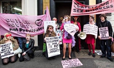 soho sex workers protest