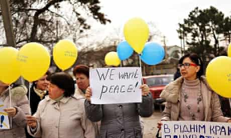 Crimea peace protest