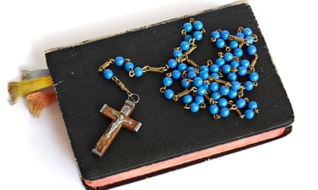 Prayer book with crucifix