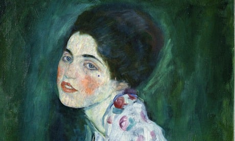 Portrait of a Woman by Gustav Klimt.