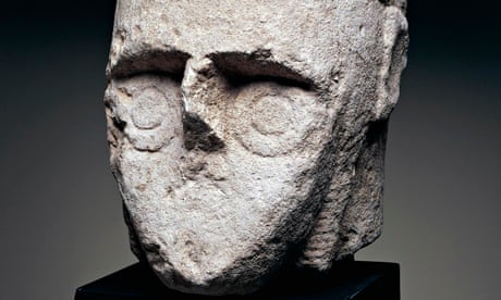Head of a warrior: one of the Giants of Monte Prama.