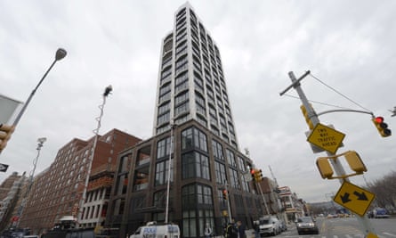 The Chelsea apartment building of L'Wren Scott,  after she was found dead