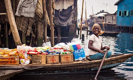 Grocery store in Makoko, Lagos, Nigeria