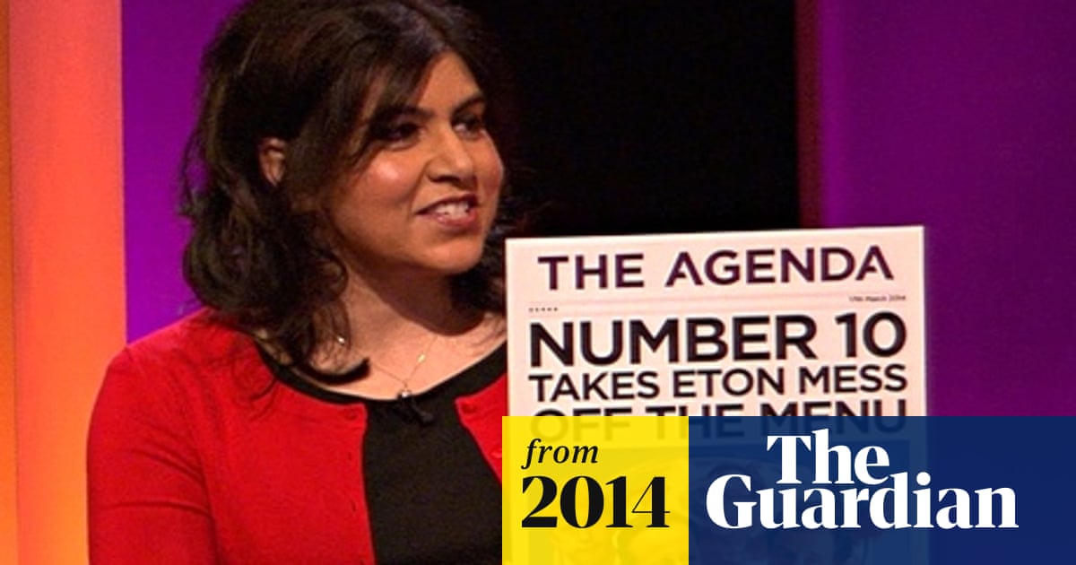 Downing Street Shrugs Off Lady Warsi S Eton Mess Attack Sayeeda Warsi The Guardian