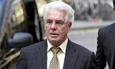 Max Clifford Arrives at Court to Hear Sexual Accusations