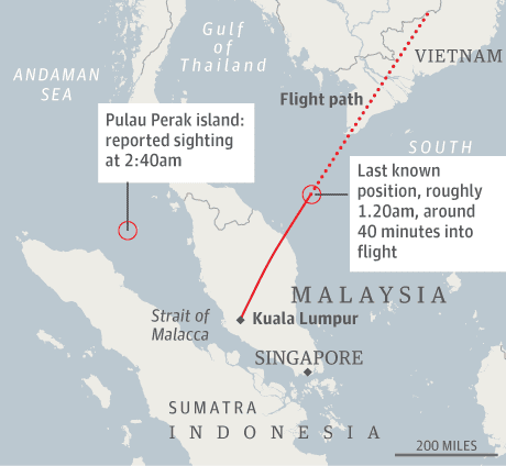 Mh370 Flight Rute Flight Mh370 Flight Path