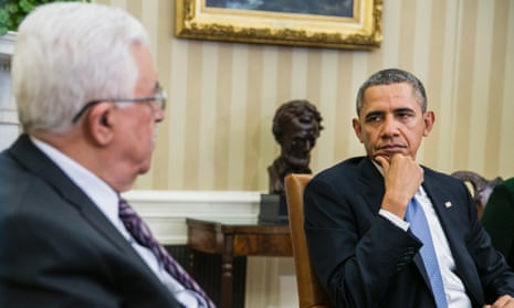 Mahmoud Abbas and Obama