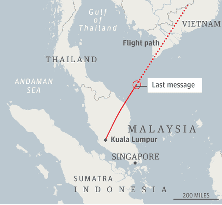 Mh370 Flight Rute Mh370 Flight Path