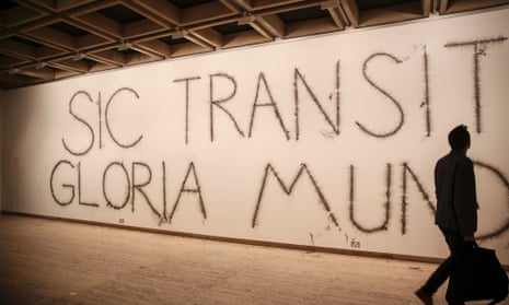 Sic Transit Gloria Mundi by artist Mircea Cantor at the Sydney Biennale