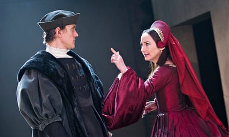 Ben Miles (Thomas Cromwell) and Lydia Leonard (Anne Boleyn) in Wolf Hall