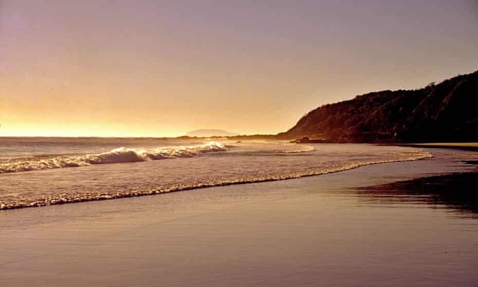 The Australian coast in the early morning