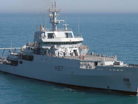HMS Echo, the survey ship helping with the search for missing Malaysia Airlines flight MH370.