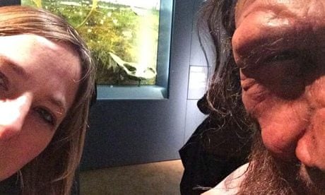 alice roberts and her neanderthal selfie