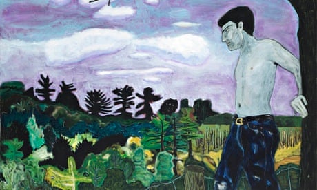 At the Edge of Town, 1986, by Peter Doig
