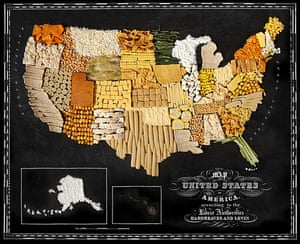 Food maps of the world: Food maps of the world USA