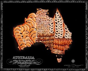 Food maps of the world: Food maps of the world Australia