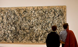 Jackson Pollock painting "One: Number 31".