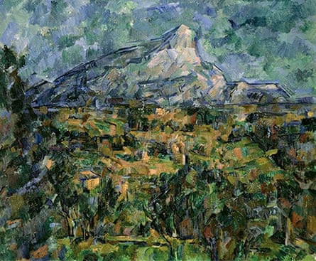Landscape of Aix, Mont Sainte-Victoire by Paul Cezanne
