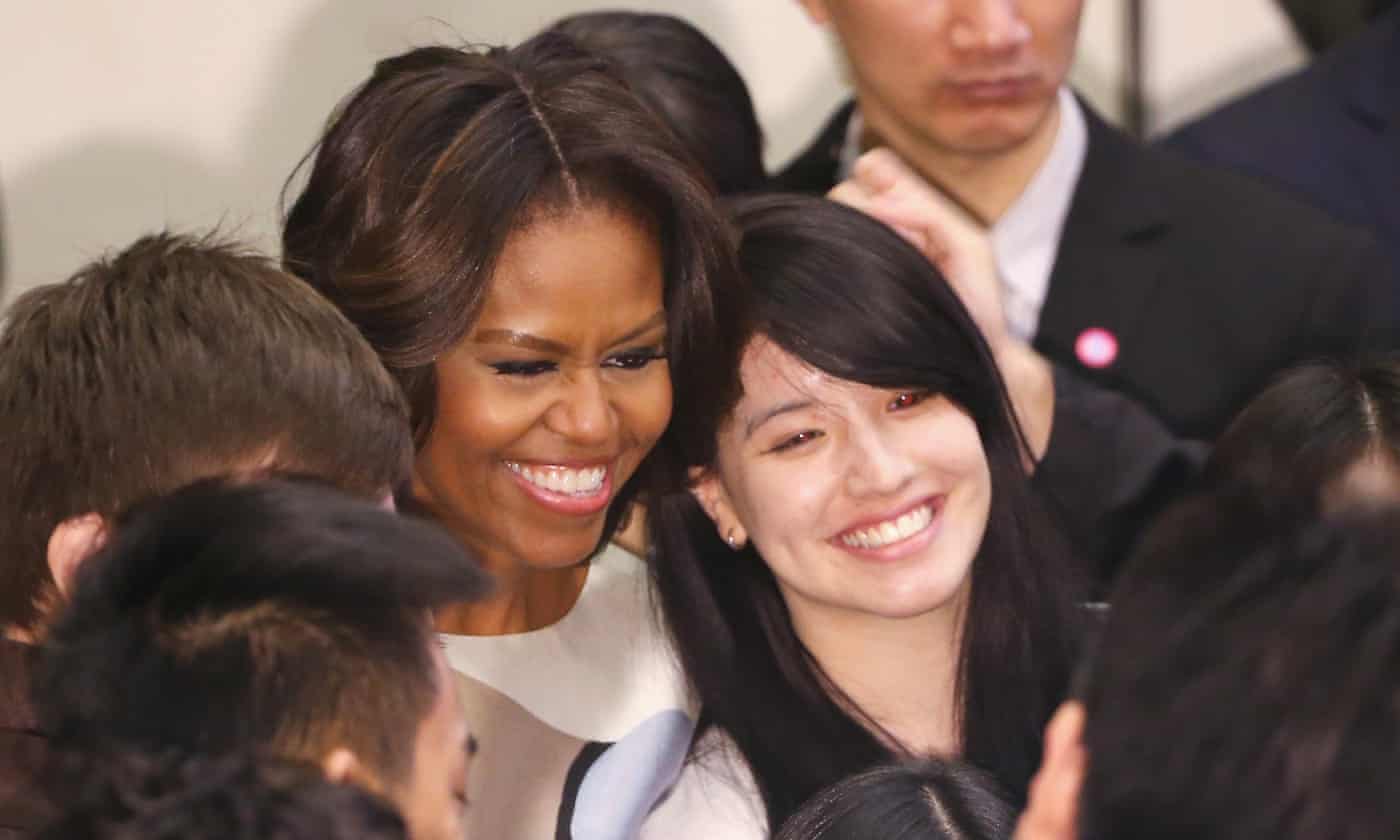 Michelle Obama charms Chinese and extols value of free speech