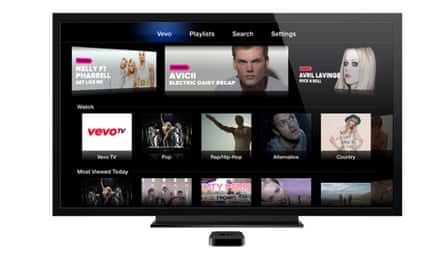 Music videos service Vevo is available on Apple TV already.