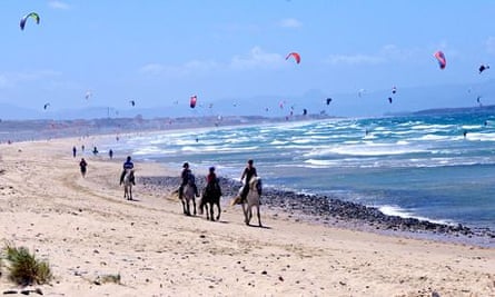 Beach in front of Hotel Arte Vida, Tarifa, Spain