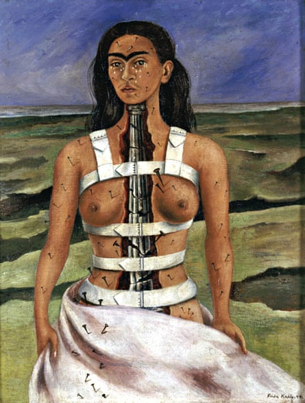 Frida Kahlo's The Broken Column 
(1944)