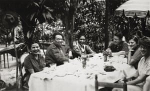 Frida and Diego with friends, Anonymous, c1945.