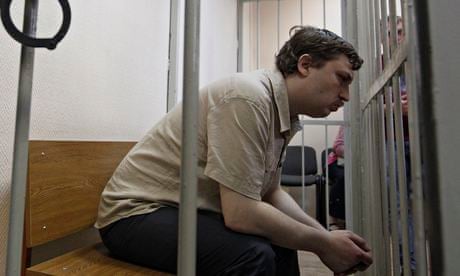 Mikhail Kosenko during a court hearing in May 2013