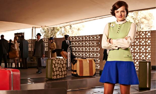 Elisabeth Moss as Peggy Olson in the final season of Mad Men