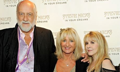Centre stage … Christine McVie, with bandmates Mick Fleetwood, left, and Stevie Nicks, right.
