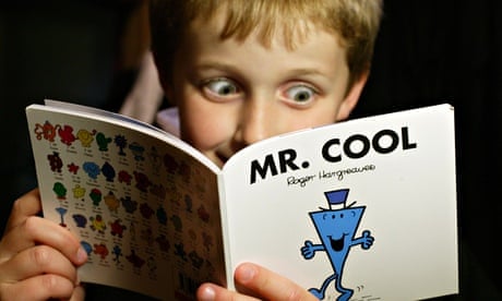 Child reading book