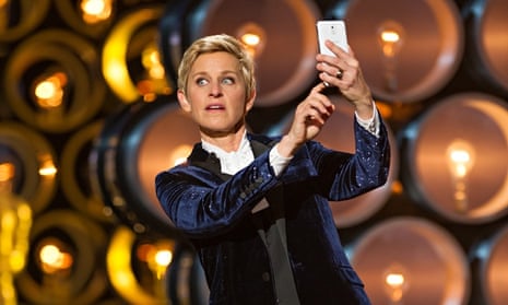 Ellen DeGeneres at the Oscars