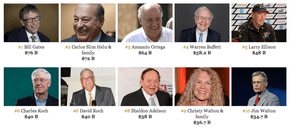 Forbes rich list top 10