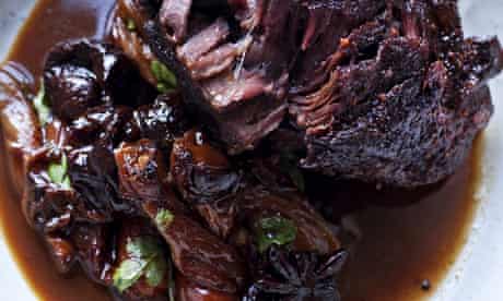 Nigel Slater's ox cheeks with prunes and star anise recipe