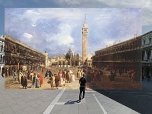 The Piazza San Marco towards the Basilica 1760-5 Francesco Guardi VENICE copy(1)